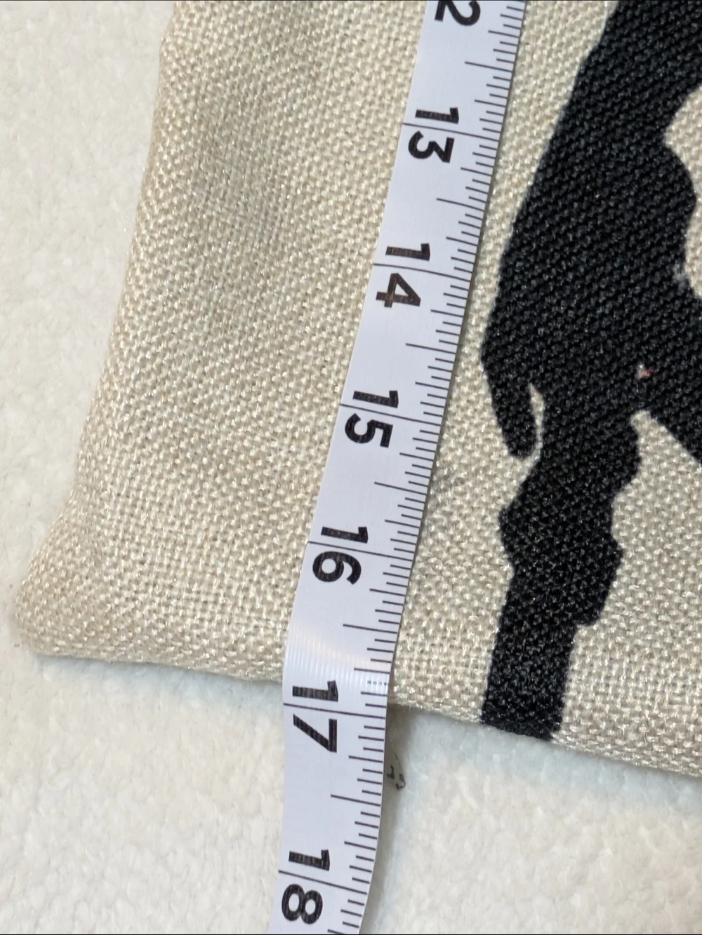 AMC The Walking Dead Rick Grimes Burlap Pillow Case | Single-Sided 17